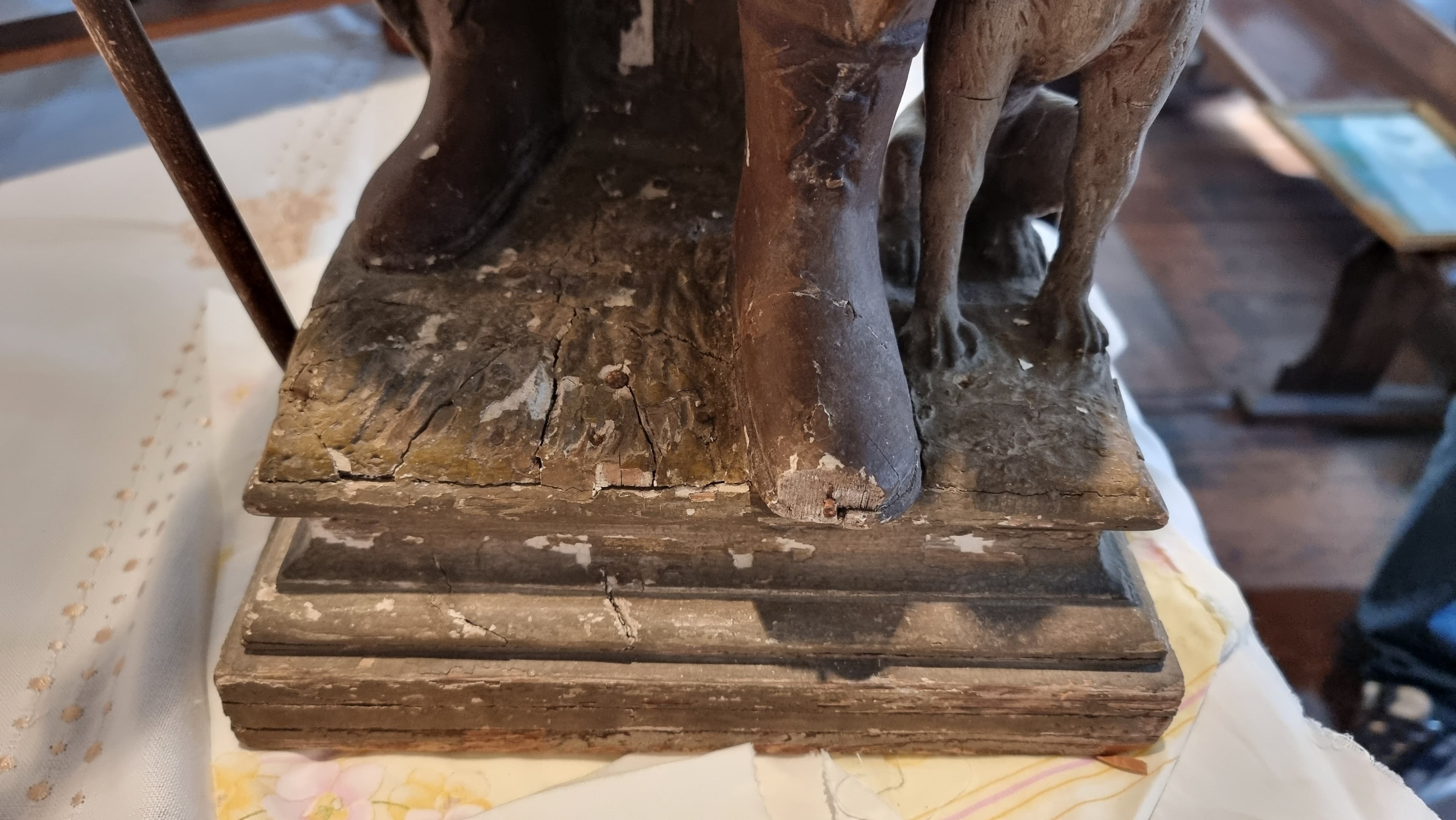 Restauro statuetta di San Rocco — 3 di 18