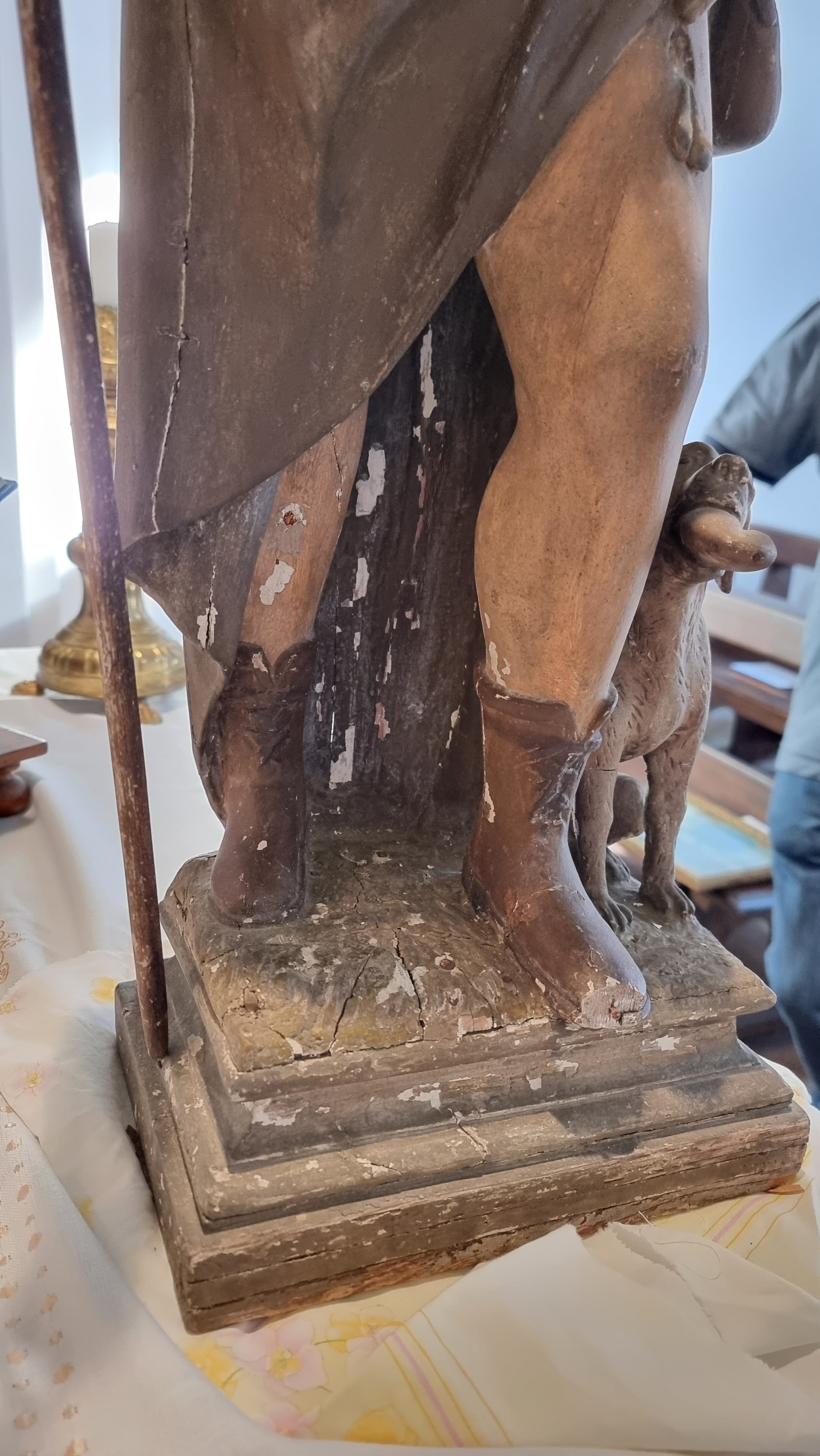 Restauro statuetta di San Rocco — 4 di 18